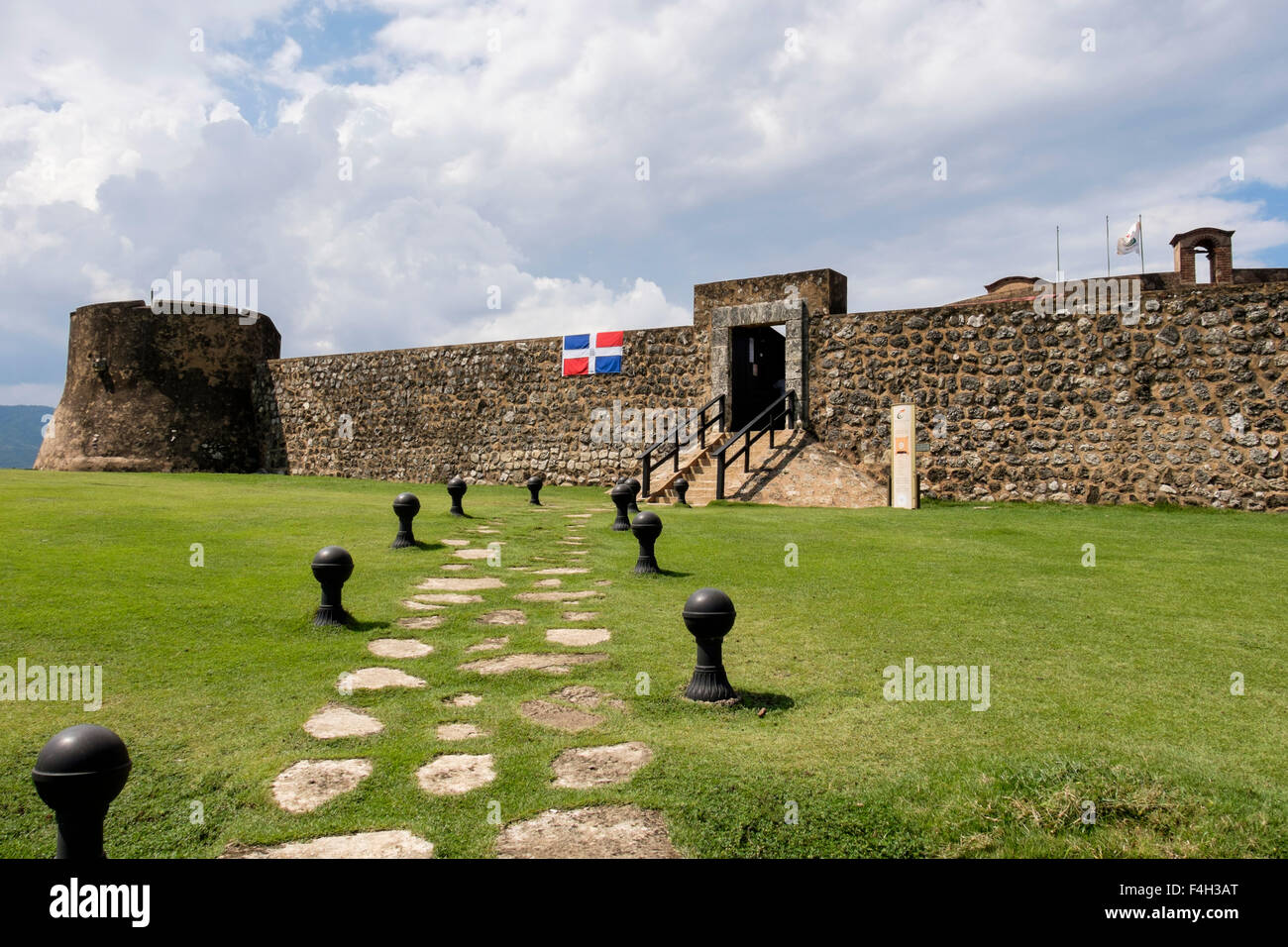 Fuerte de San Felipe fort now a museum. Puerto Plata, Dominican Republic, Caribbean archipelago, West Indies Stock Photo