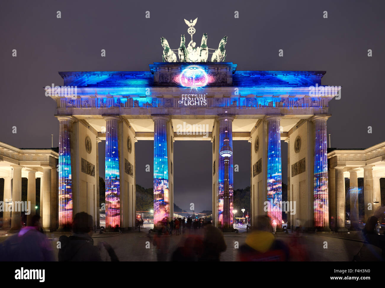Berlin Festival of Lights, Brandenburger Tor Stock Photo Alamy