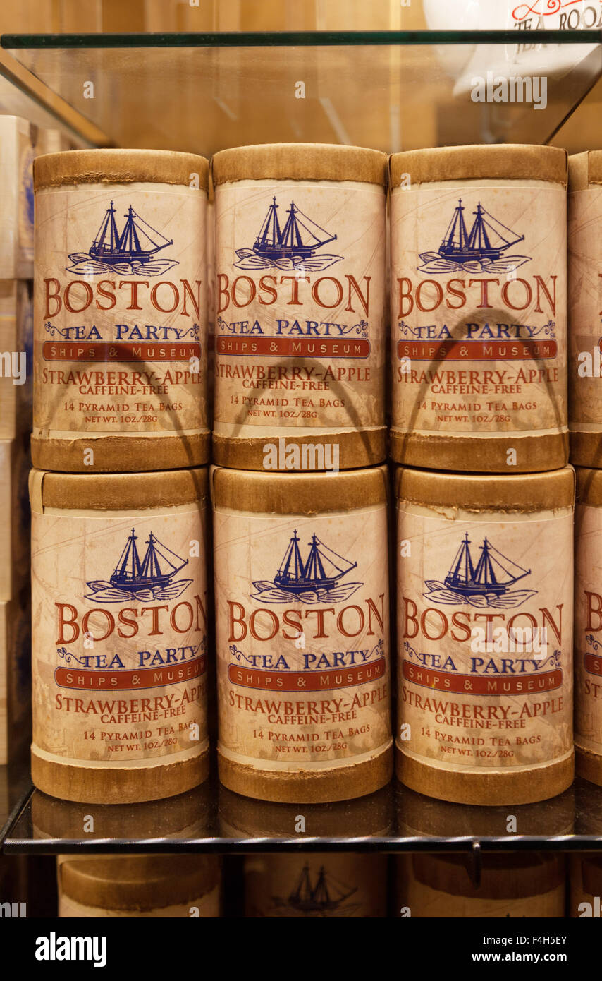 Souvenir Boston Tea Party tea in the gift shop, Boston Tea Party Ships