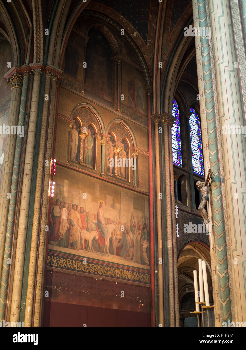 Gothic style wall hi-res stock photography and images - Alamy