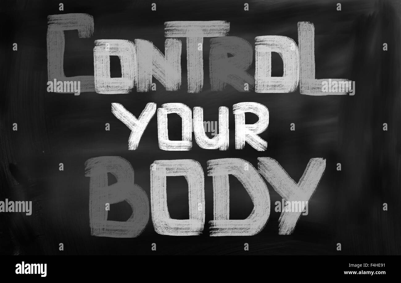 Control Your Body Concept Stock Photo - Alamy