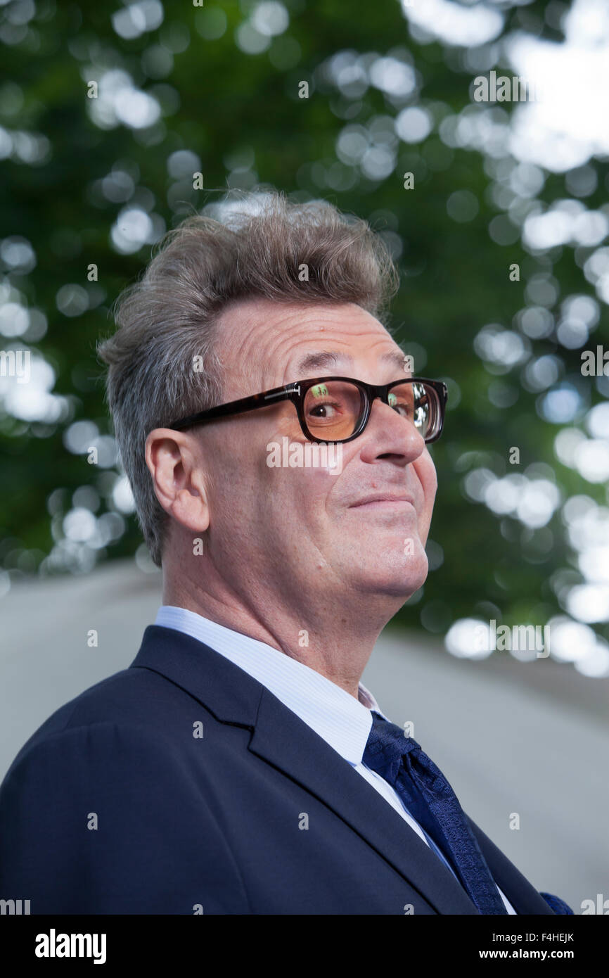 Gregory Everett 'Greg' Proops, the American actor, stand-up comedian and television host, writer, at the Edinburgh International Book Festival 2015. Edinburgh, Scotland. 26th August 2015 Stock Photo