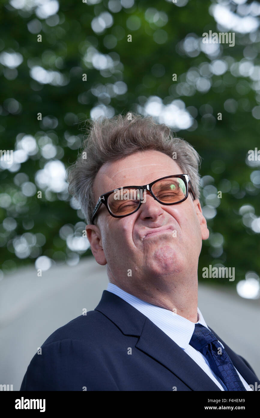 Gregory Everett 'Greg' Proops, the American actor, stand-up comedian and television host, writer, at the Edinburgh International Book Festival 2015. Edinburgh, Scotland. 26th August 2015 Stock Photo
