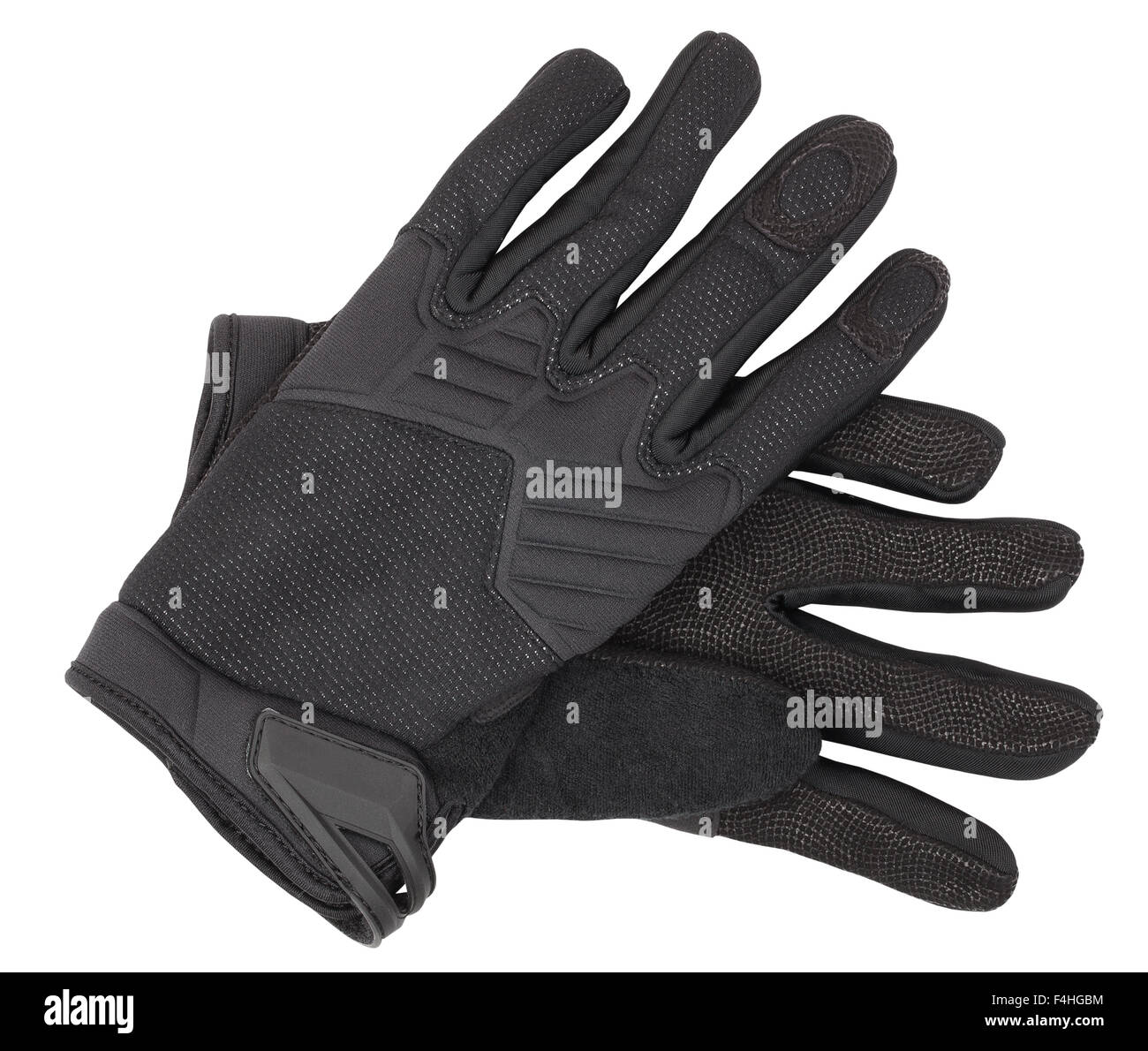 storm gloves isolated Stock Photo