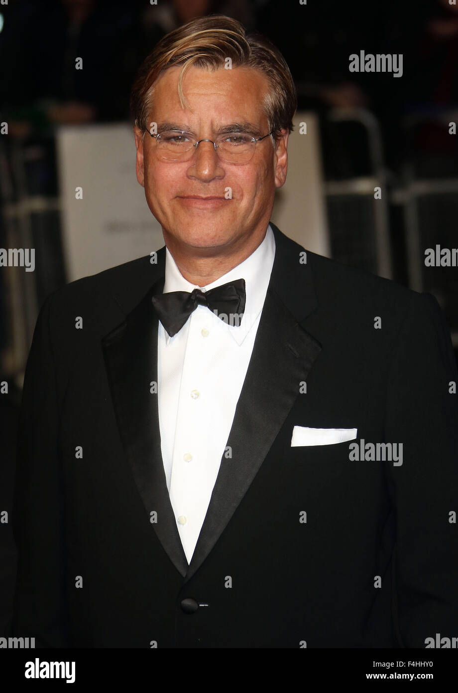 London, UK. 18th Oct, 2015. Aaron Sorkin attending 'Steve Jobs' Closing
