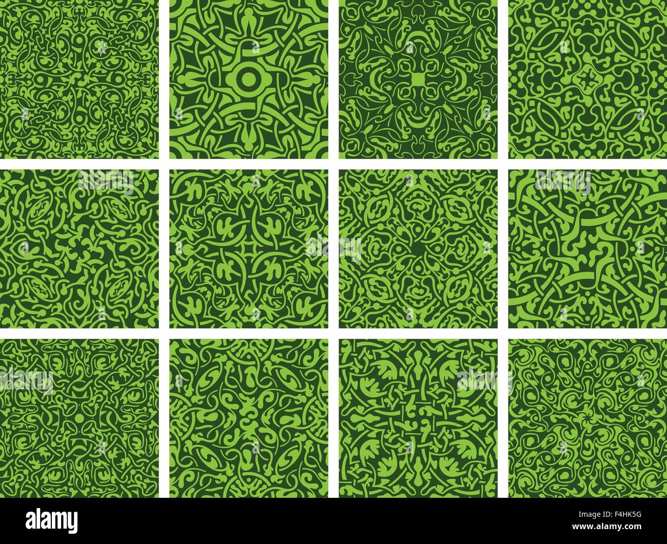 Seamless pattern collection Stock Vector Image & Art - Alamy