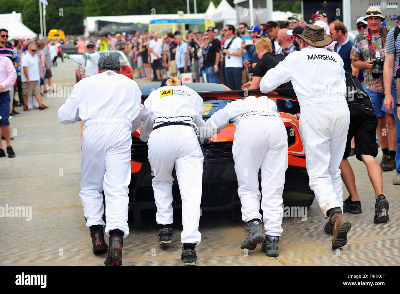 Marshals pushing hires stock photography and images Alamy