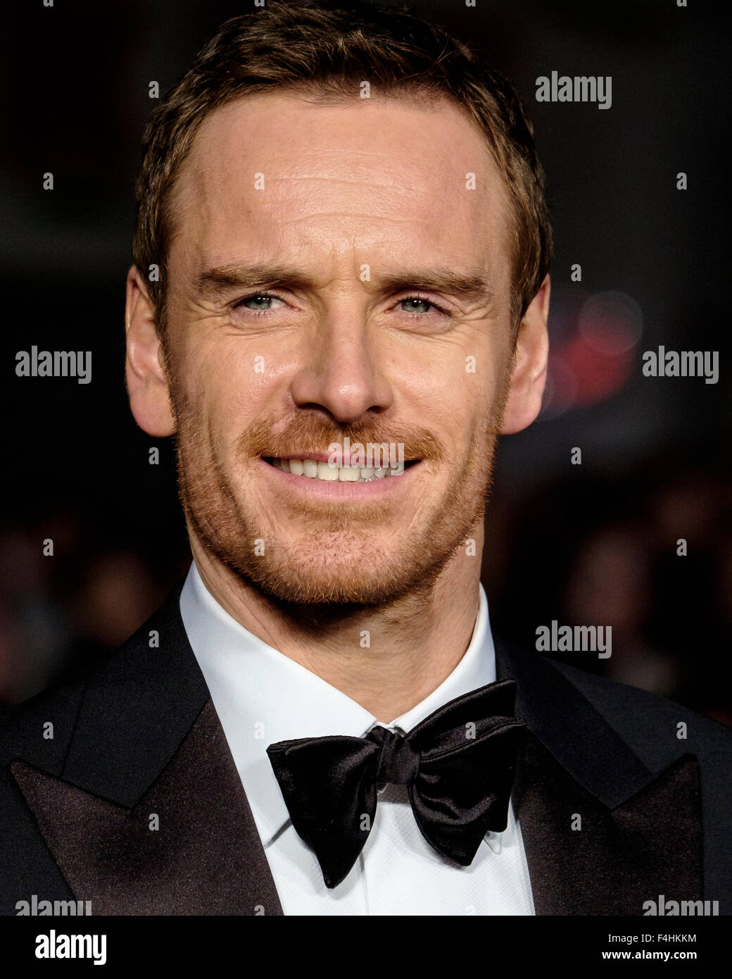 Michael Fassbender arrives on the red carpet for the London Film
