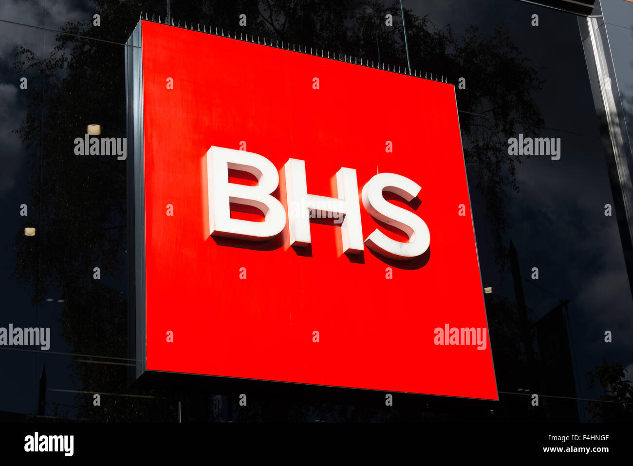 British Home Stores (BHS), The Parade, Swindon, Wiltshire, England, United Kingdom Stock Photo