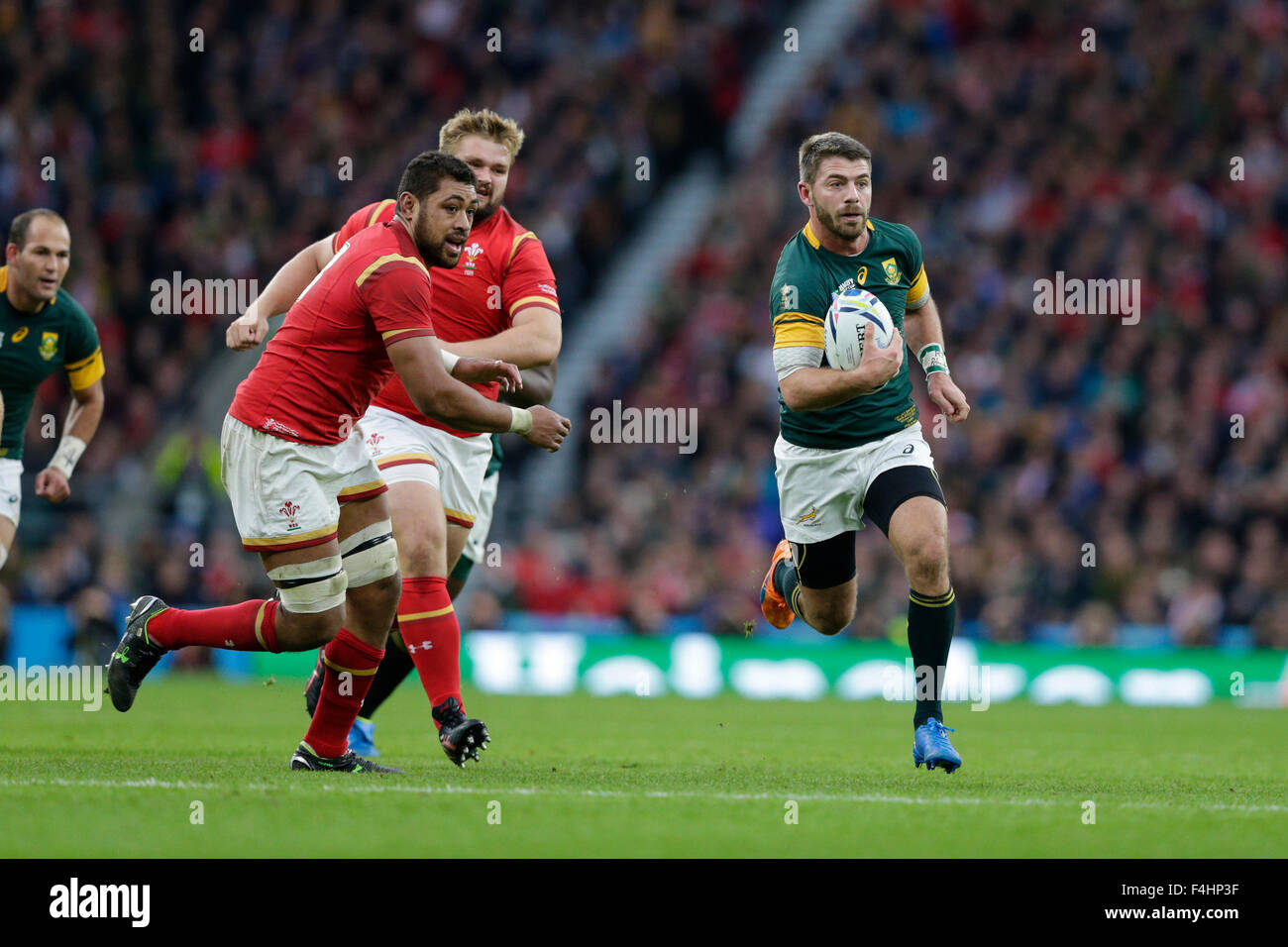 Fullback Rugby Rsa Twickenham Stadium, London, UK. 17th Oct, 2015. Rugby World Cup Quarter ...