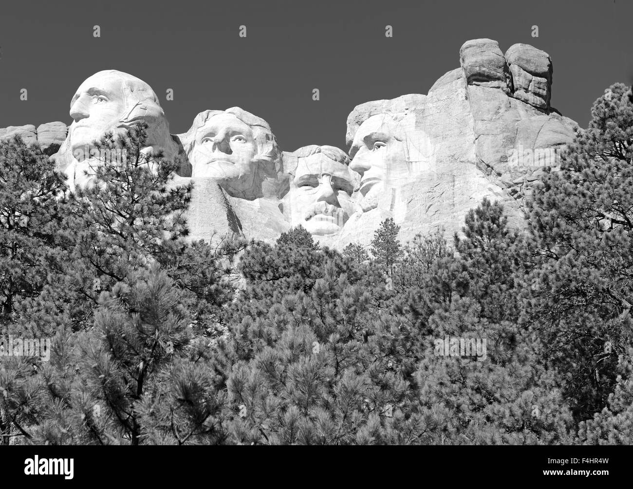 Mount Rushmore National Memorial, symbol of America located in the ...