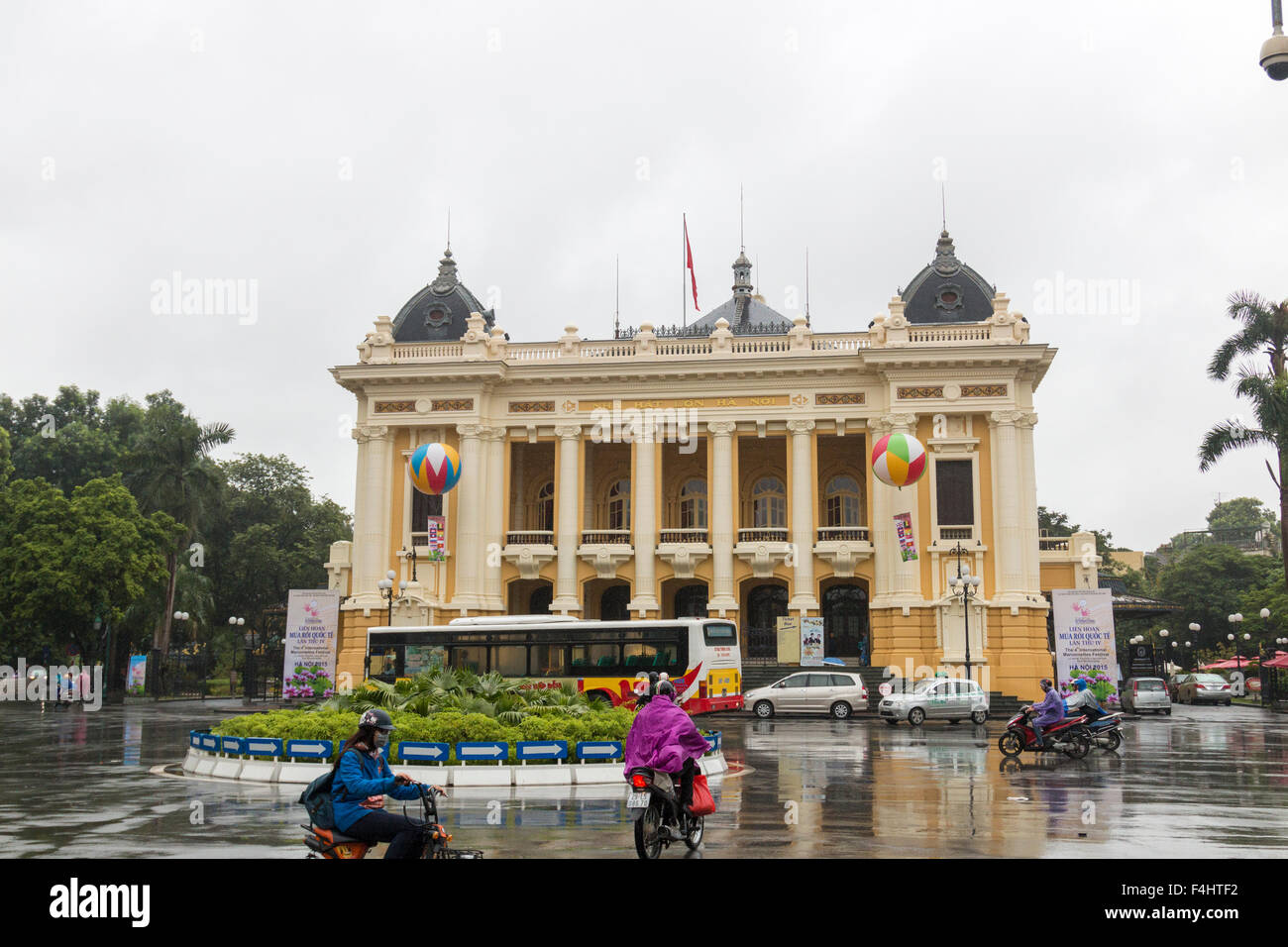 opera house building in Hanoi city centre,french quarter,Vietnam Stock Photo