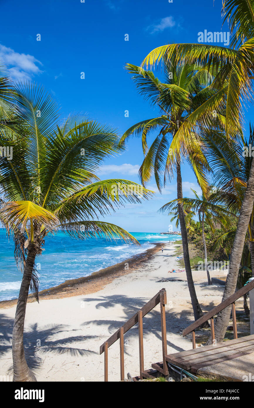 Varadero beach, Varadero, Cuba, West Indies, Caribbean, Central America Stock Photo