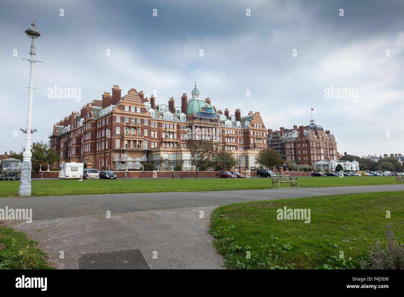 The old Metropole Hotel and The Grand in the background, The Leas