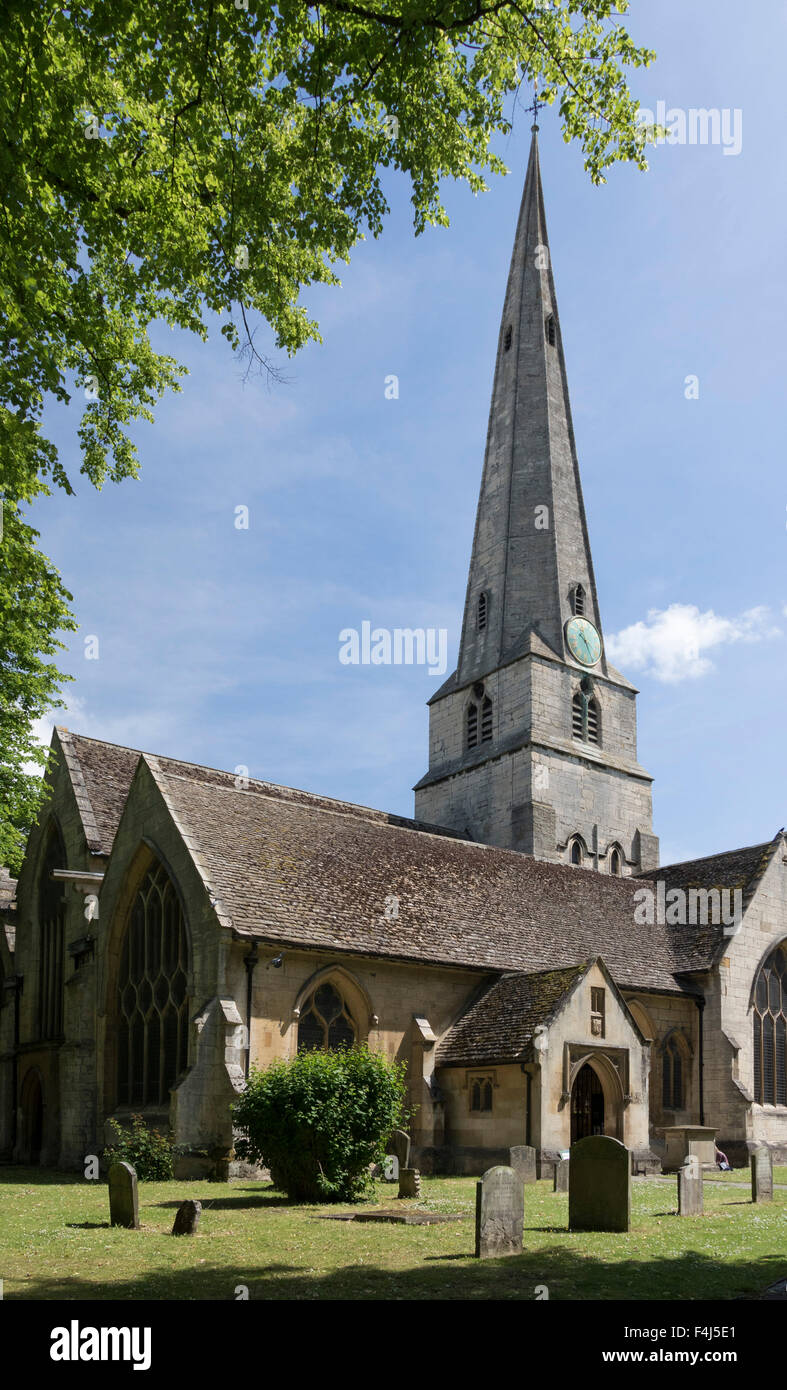 St. Mary's Church, Cheltenham, Gloucestershire, England, United Kingdom, Europe Stock Photo