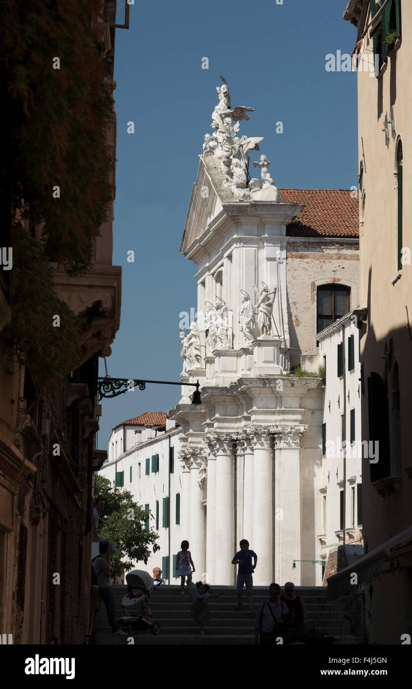 Chiesa di Santa Maria Assunta, Venice, UNESCO World Heritage Site, Veneto, Italy, Europe Stock Photo