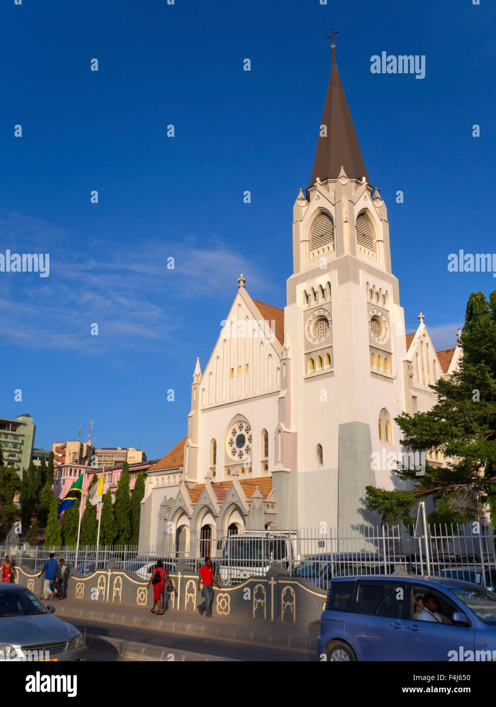 St. Joseph's Cathedral, Dar es Salaam, Tanzania, East Africa, Africa Stock Photo