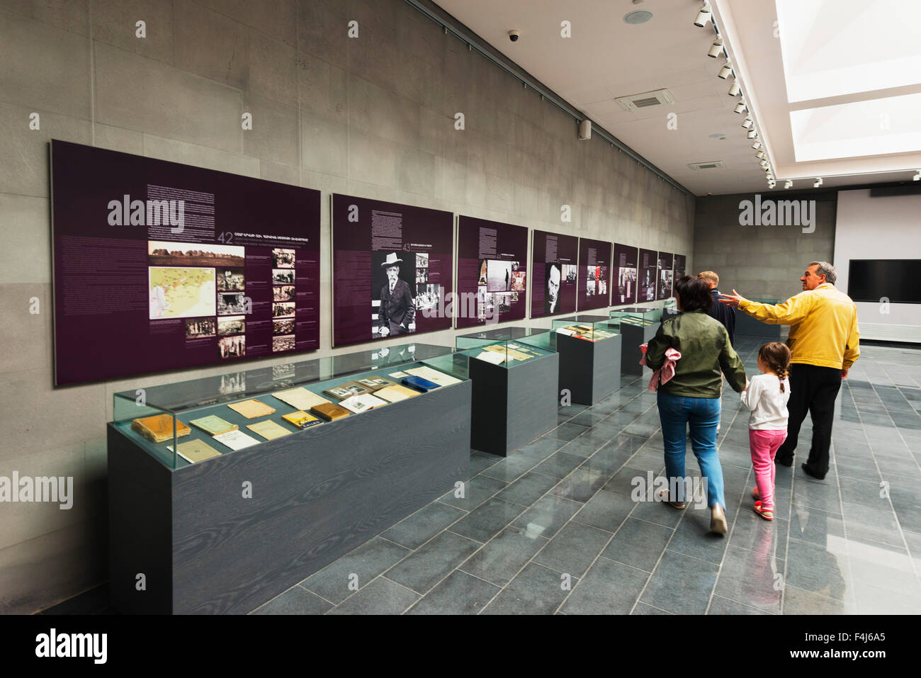 Genocide Memorial Museum, Yerevan, Armenia, Caucasus region, Central Asia, Asia Stock Photo