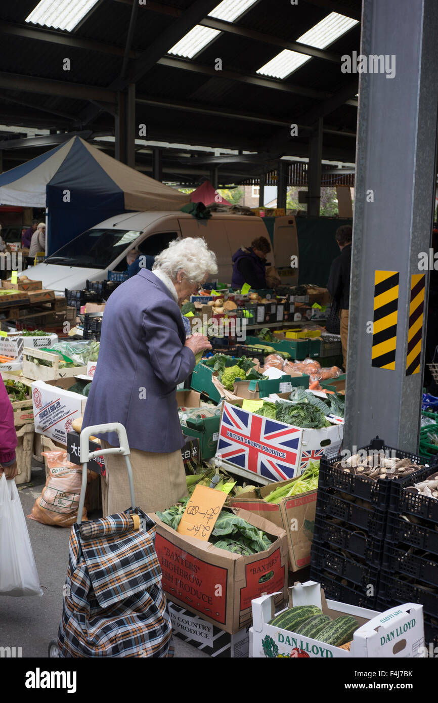 Wednesday market, Dorchester, Dorset, England, United Kingdom Stock