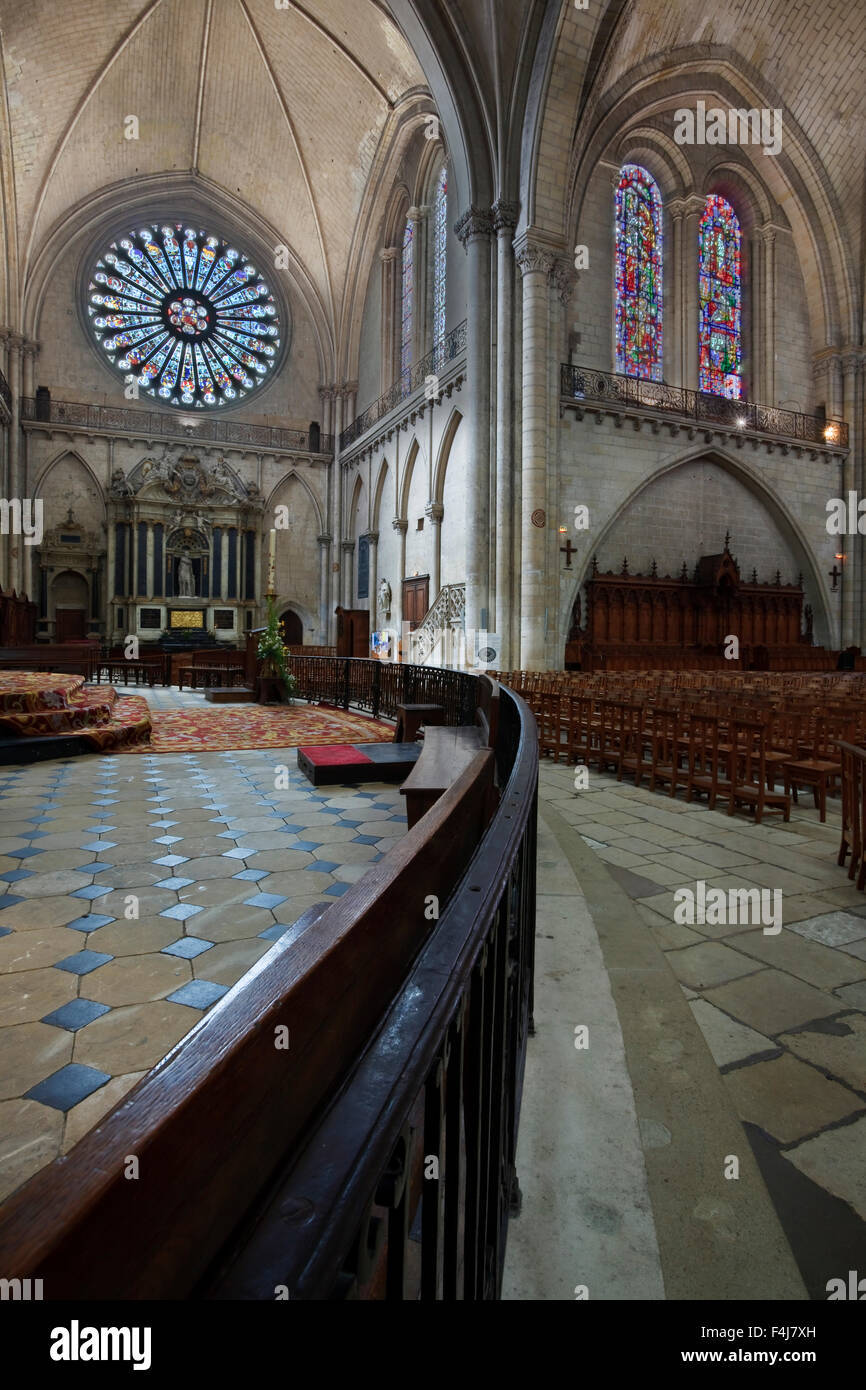 Angers Cathedral, Angers, Anjou, MaineetLoire, Pays de la Loire