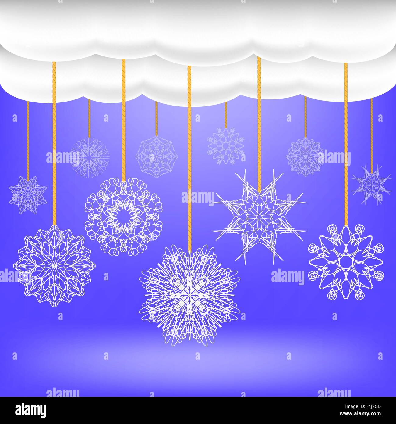 Abstract Winter Snow Background Stock Vector Image & Art - Alamy