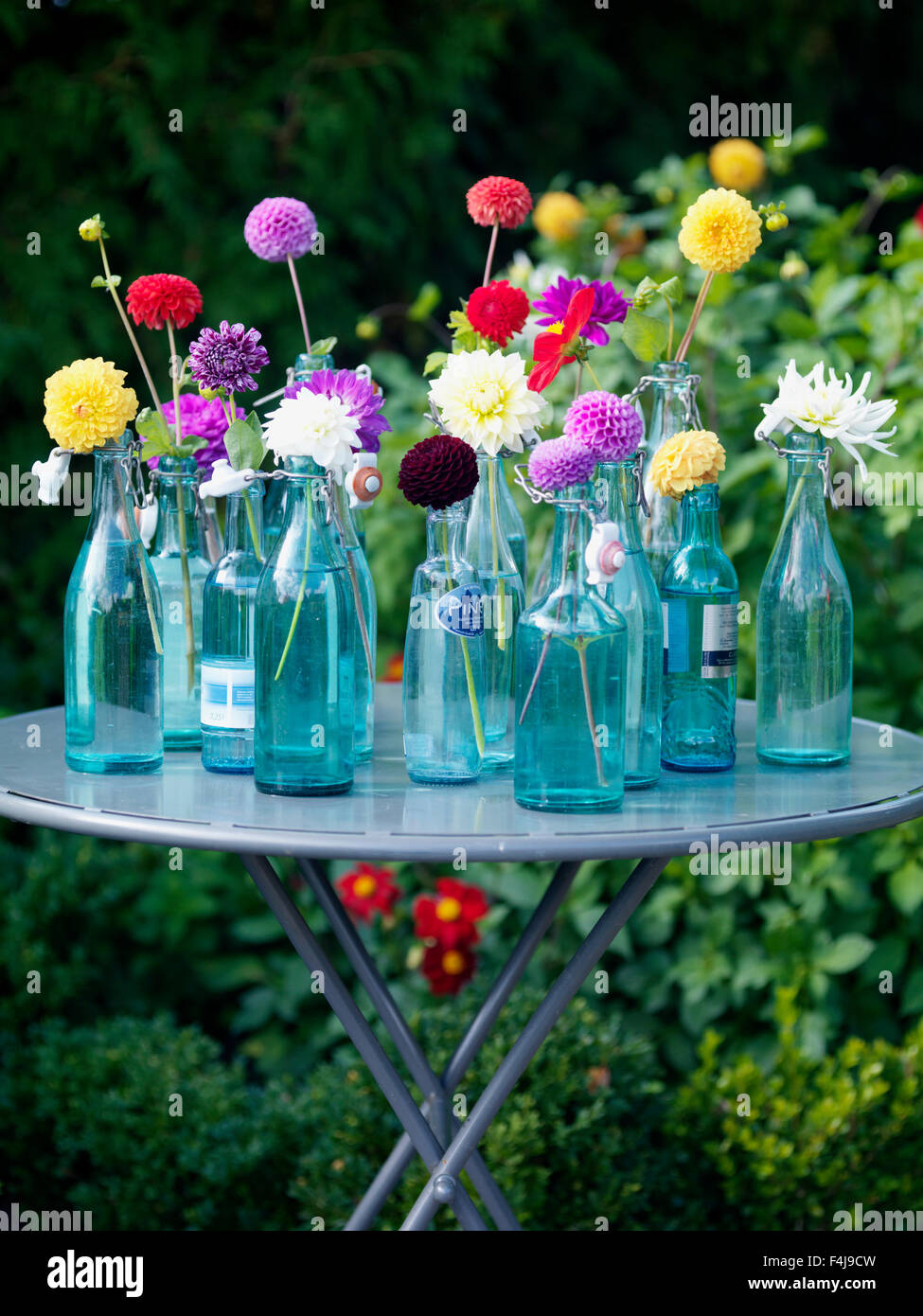Composition vase flowers for table Garden Showcase Ceremony Planter Bottle 