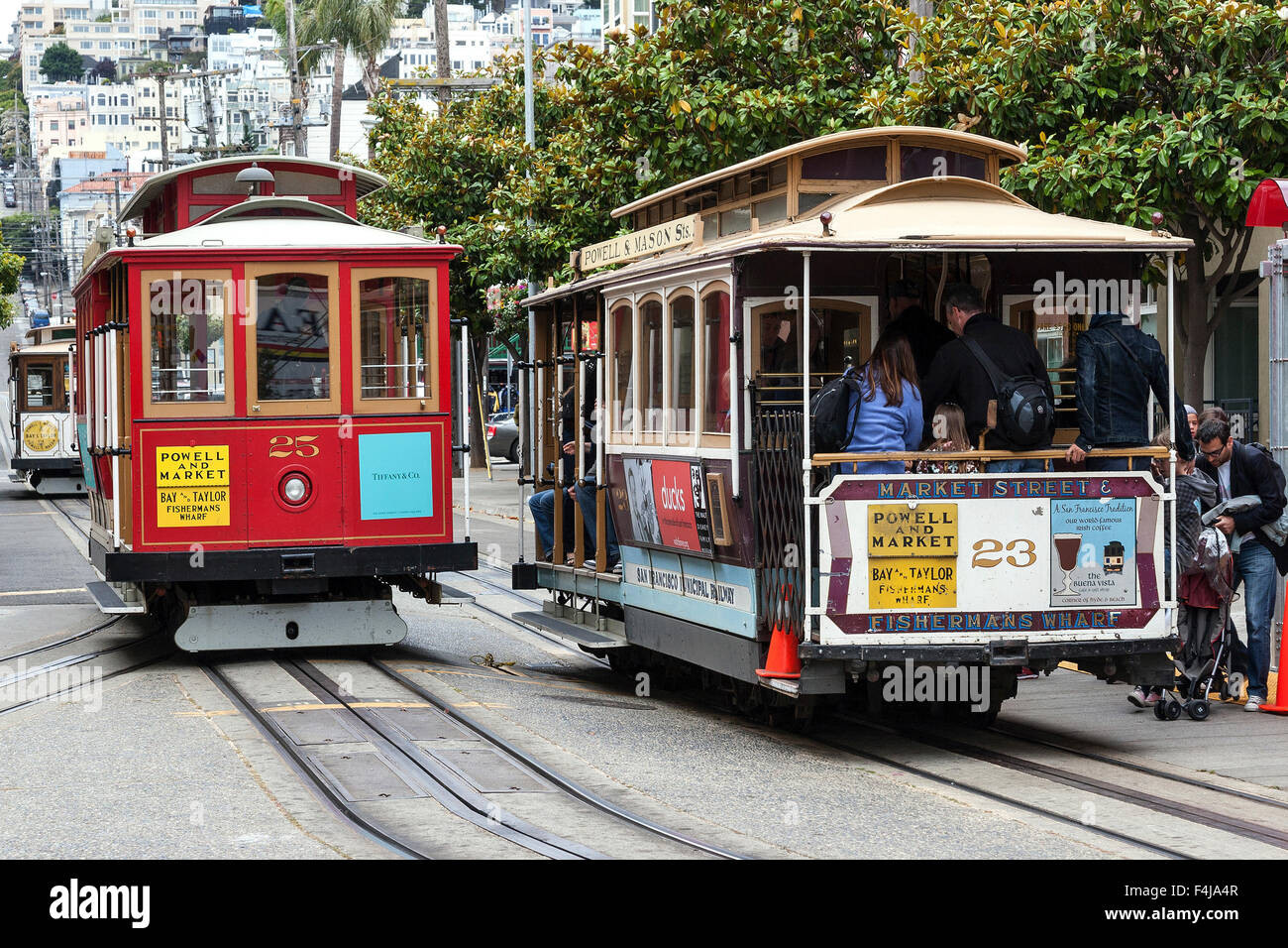 Cable car, San Francisco, California, USA Stock Photo Alamy