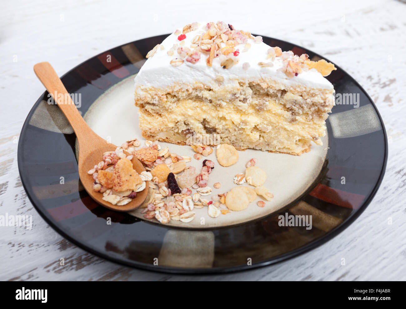 Muesli Cake Stock Photo