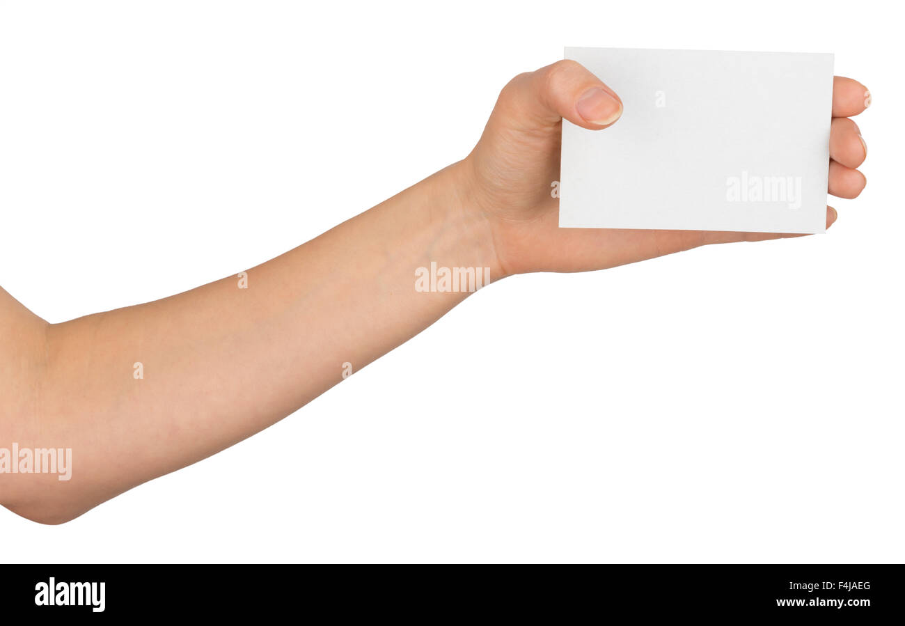 Card left Cut Out Stock Images & Pictures - Alamy