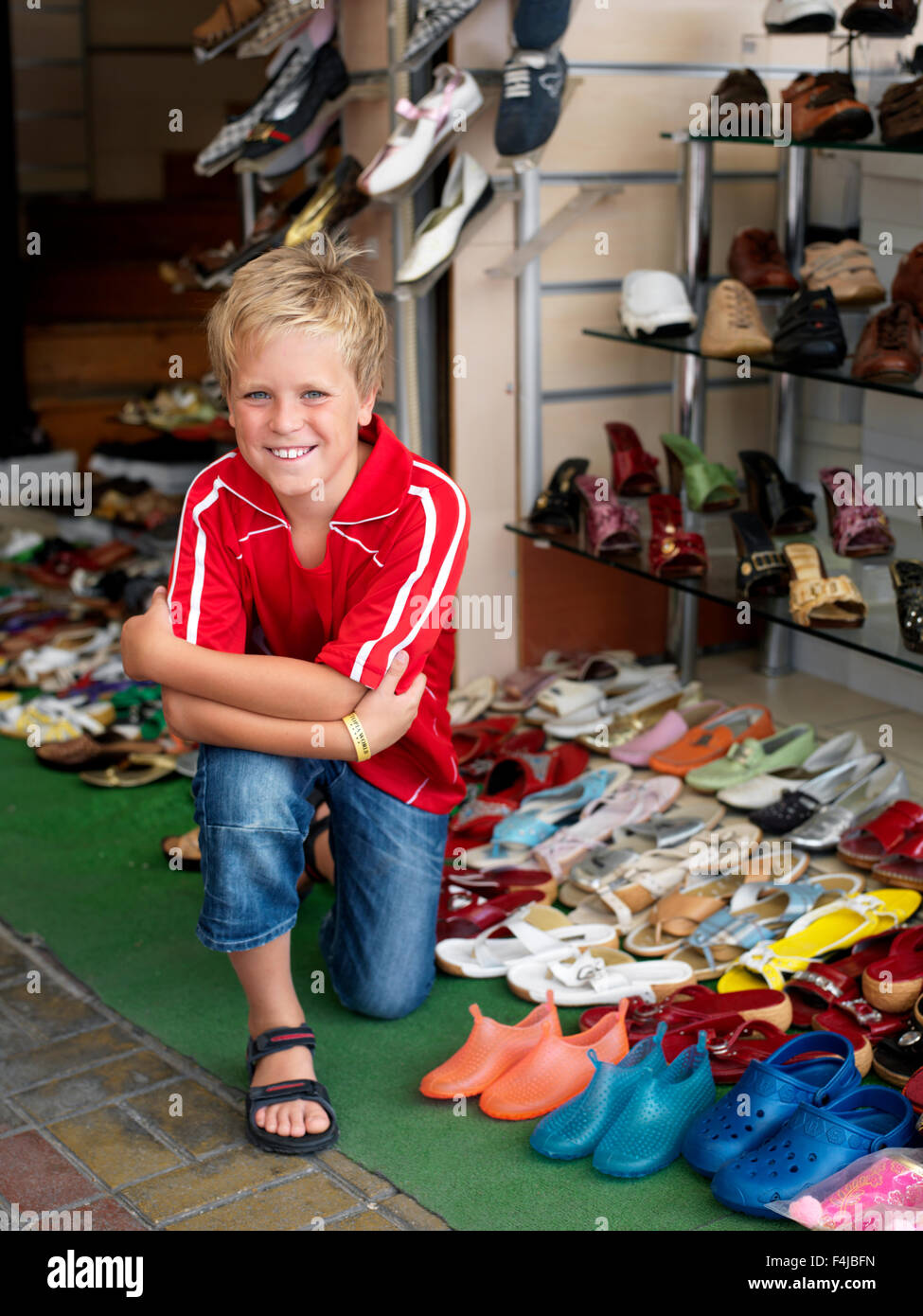 Boy shoe store hires stock photography and images Alamy