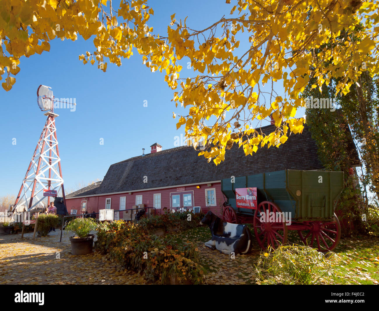 A View Of The Exterior And Grounds Of The Berry Barn A Popular