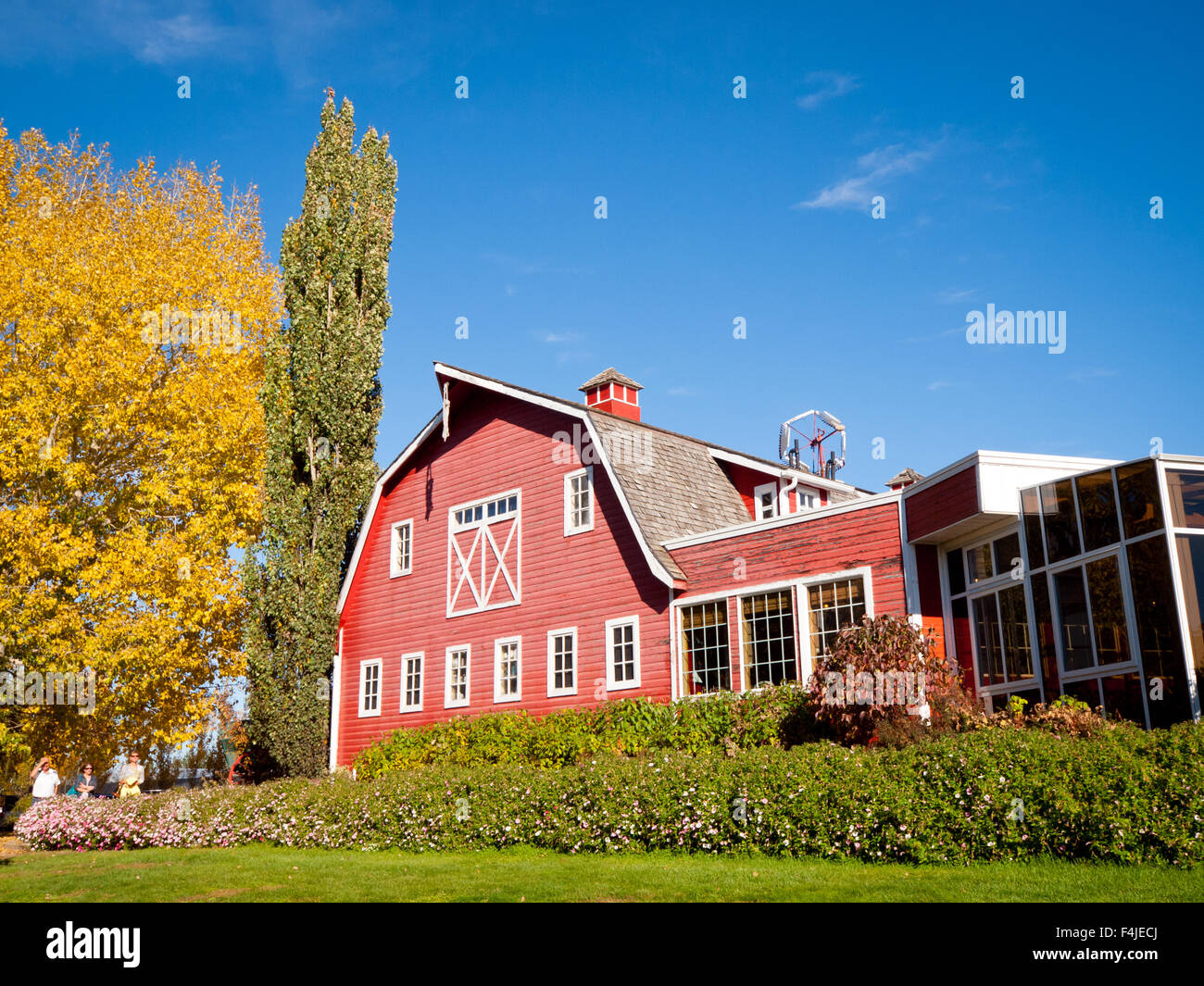 A View Of The Exterior And Grounds Of The Berry Barn A Popular