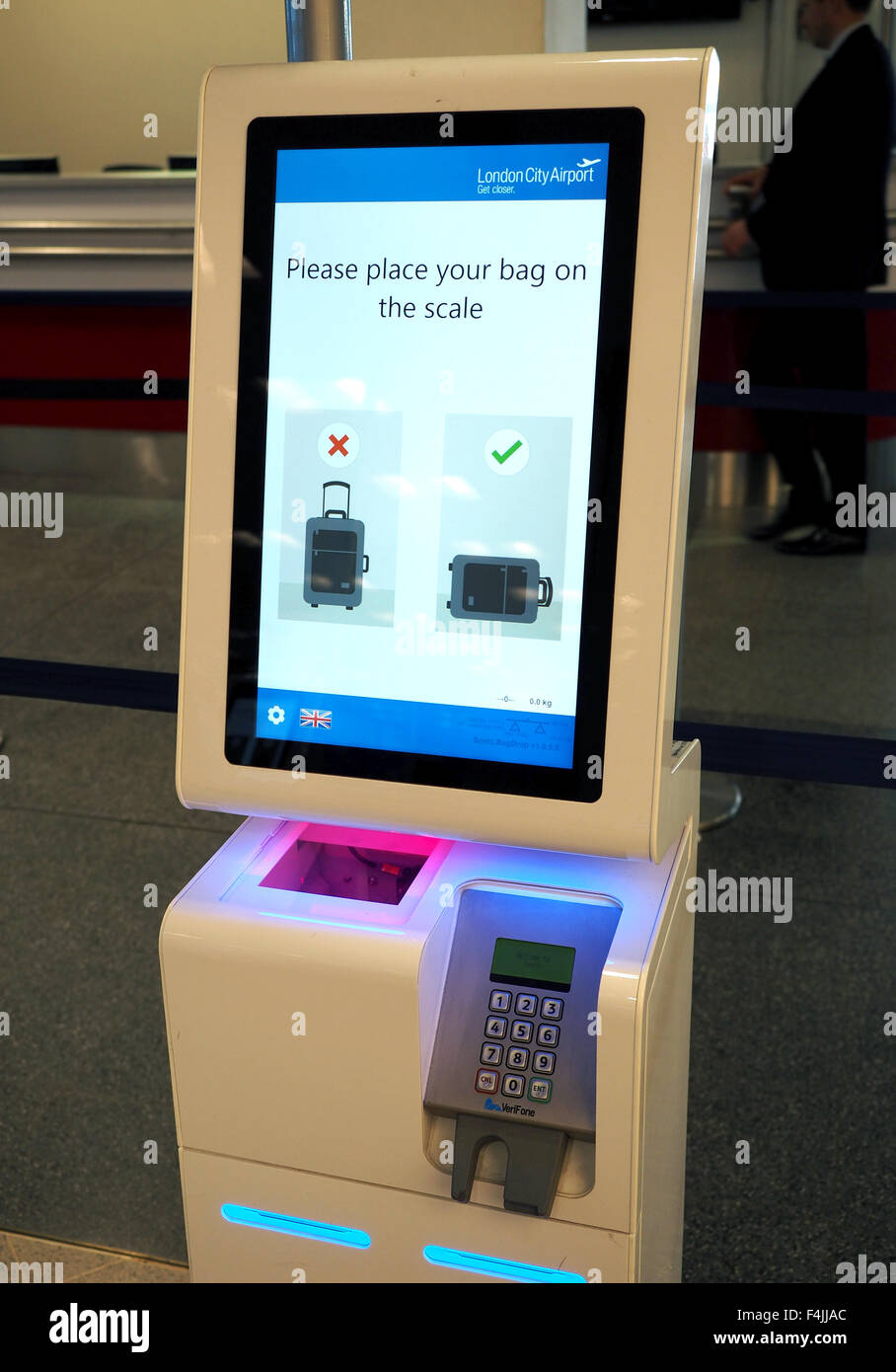 New check-in terminals London City Airport, Britain, UK Stock Photo