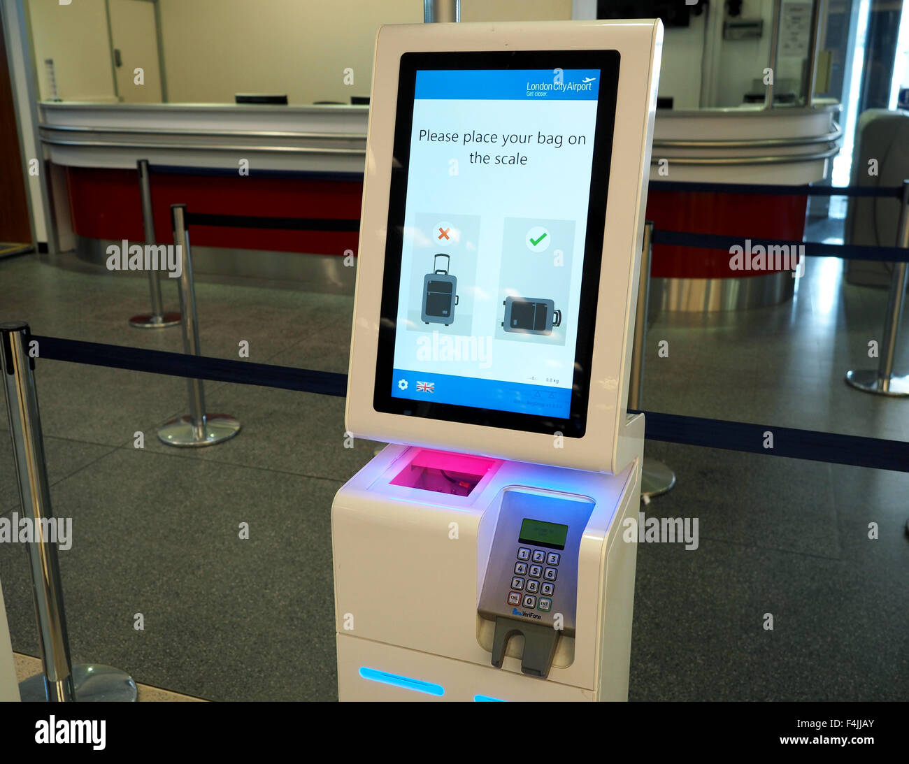 New check-in terminals London City Airport, Britain, UK Stock Photo