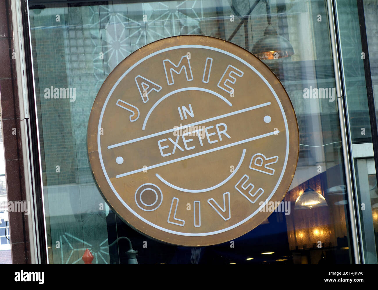 Jamie's Italian, Exeter, Jamie Oliver's restaurant in Exeter, Devon, Britain, UK Stock Photo