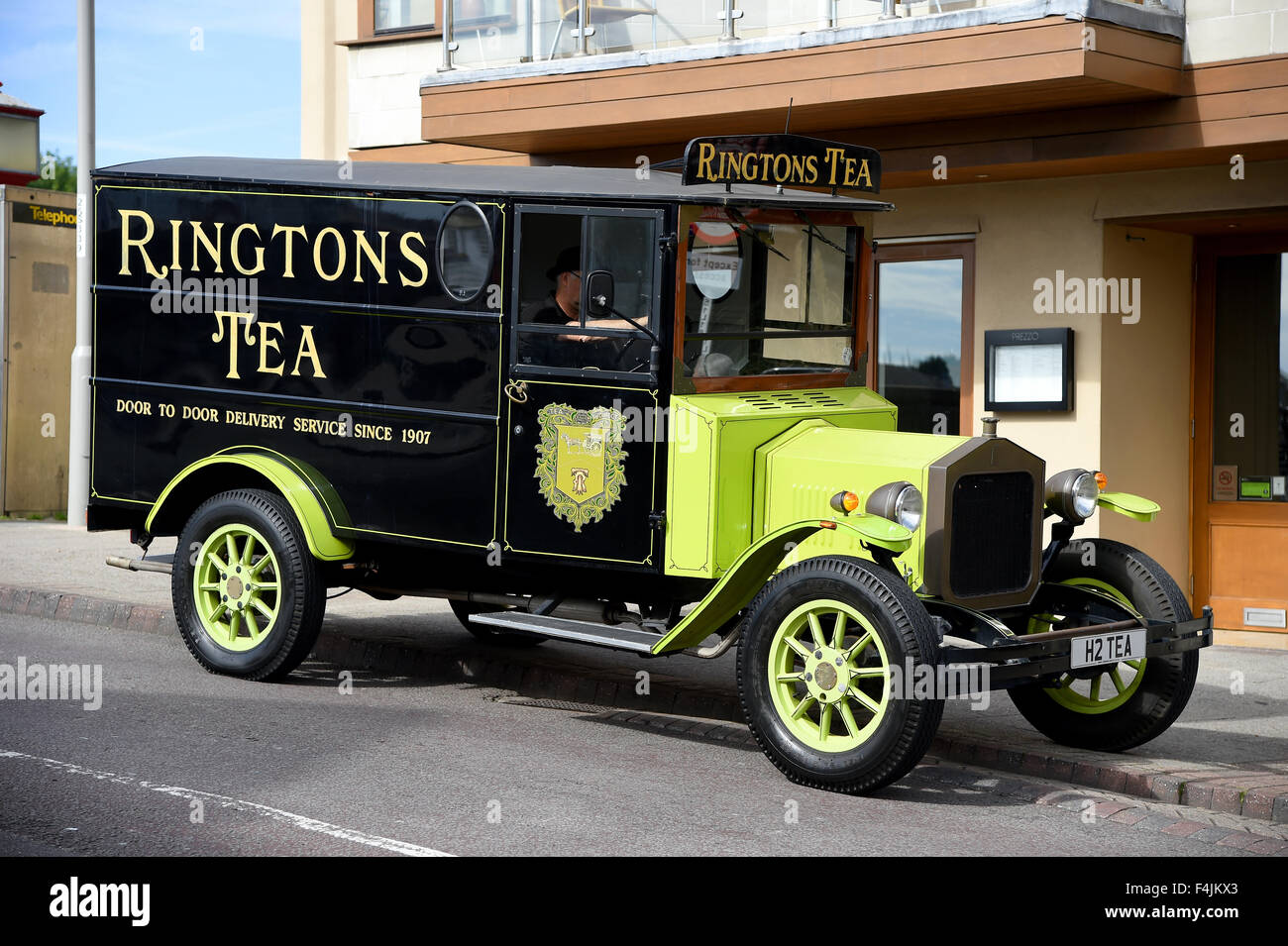 Ringtons Tea vintage delivery vehicle Stock Photo - Alamy