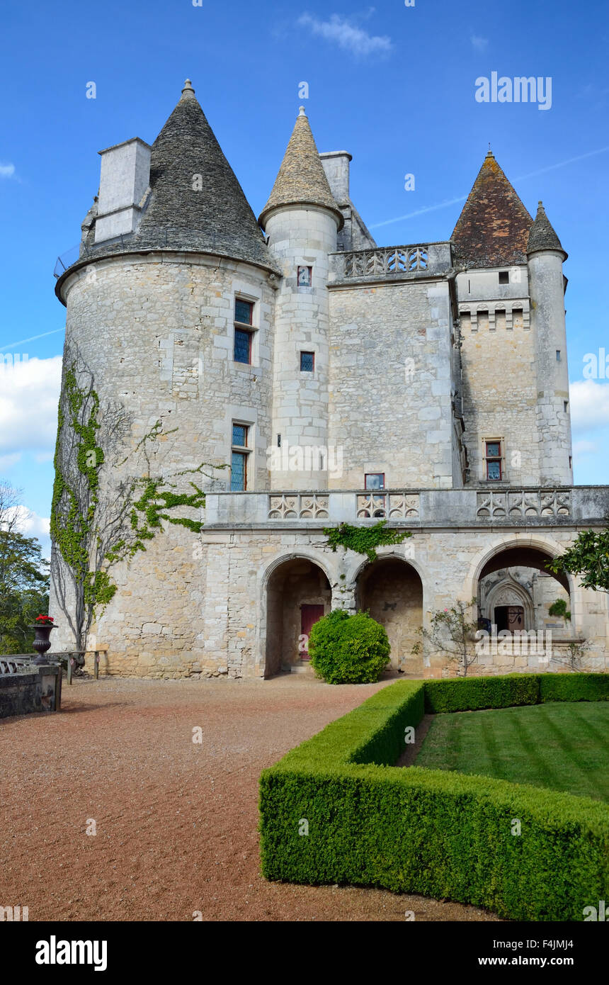 Chateau des Milandes Stock Photo