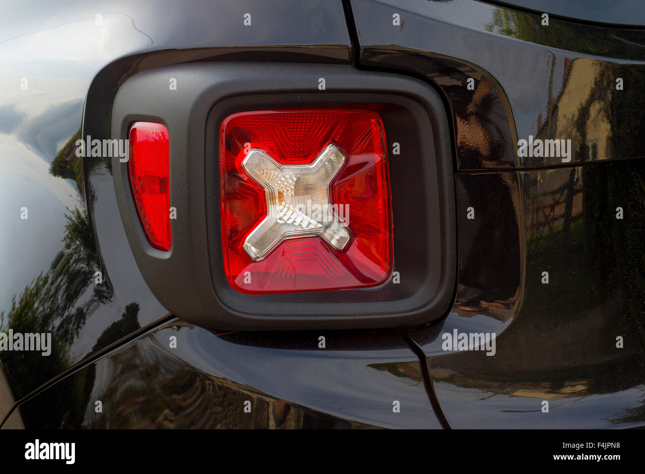 rear tail light cluster on a Jeep Stock Photo Alamy