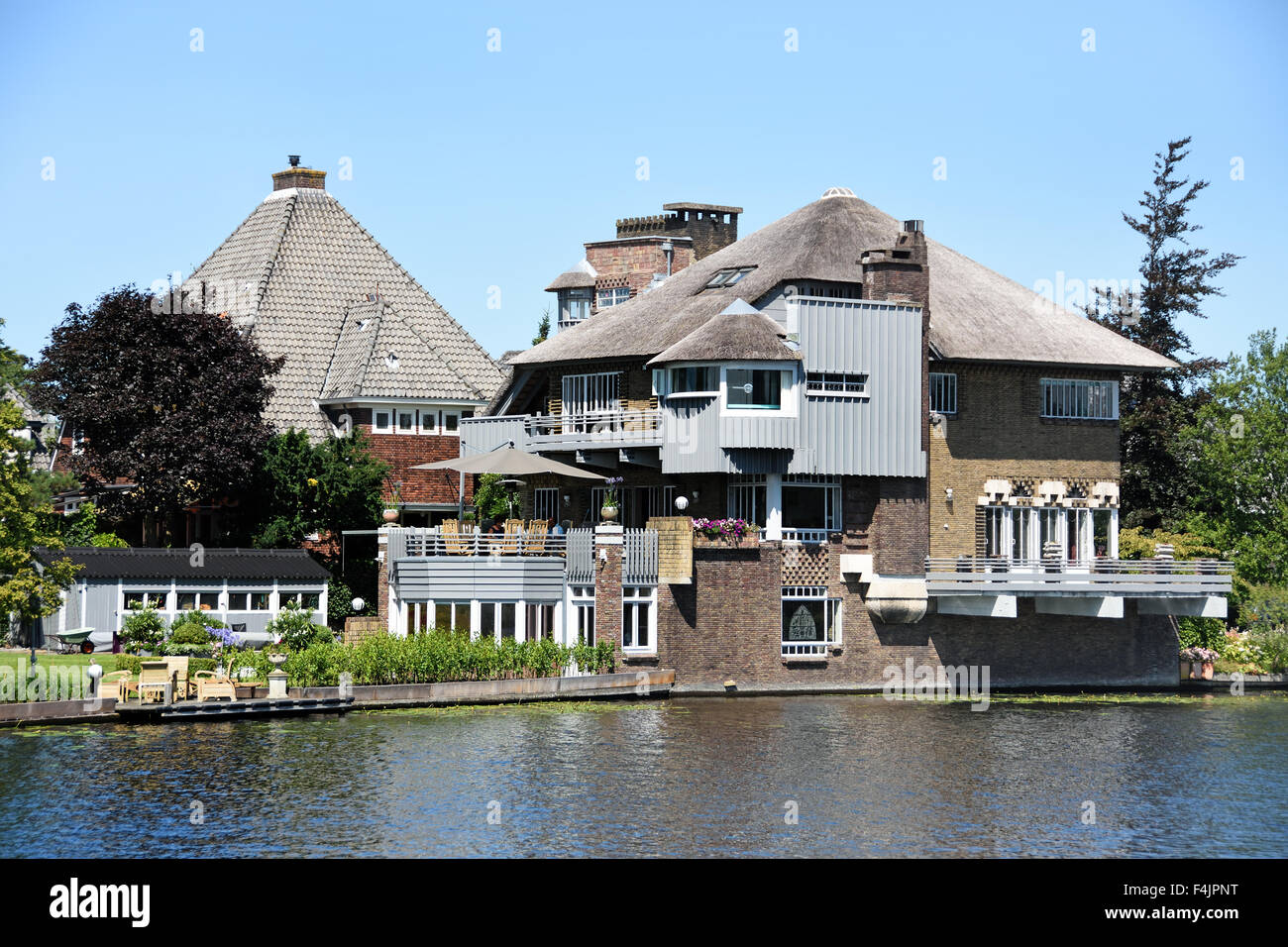 Haarlem Netherlands Holland Spaarne Estate Town Stock Photo Alamy