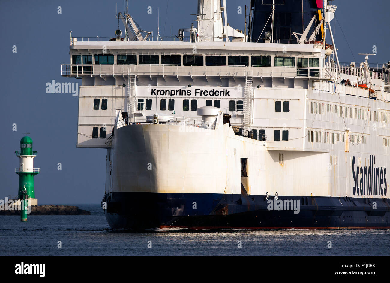The Scandlines ferry Kronprins Frederik on the trip from Gedser in
