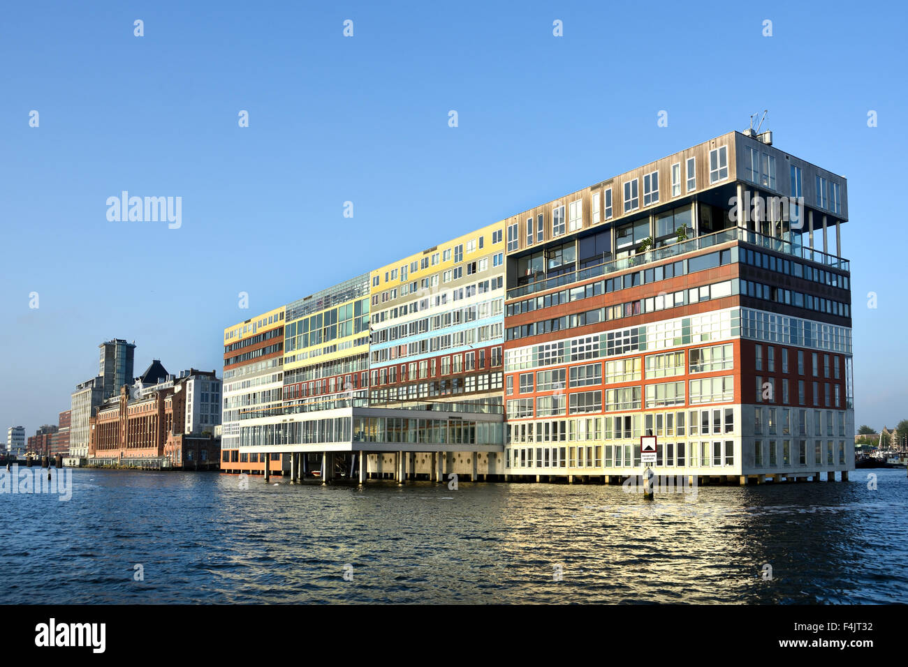 Amsterdam Netherlands modern architecture Apartments on Westerdoksdijk