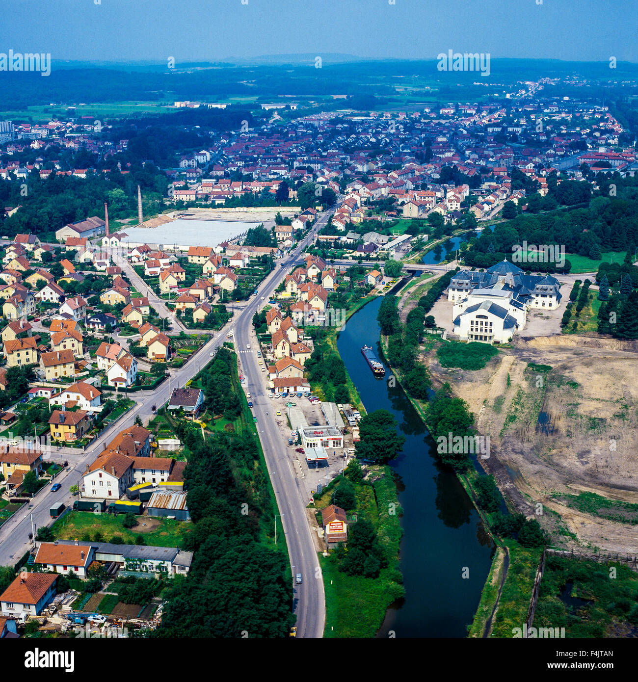 Aerial view thaon les vosges hires stock photography and images Alamy