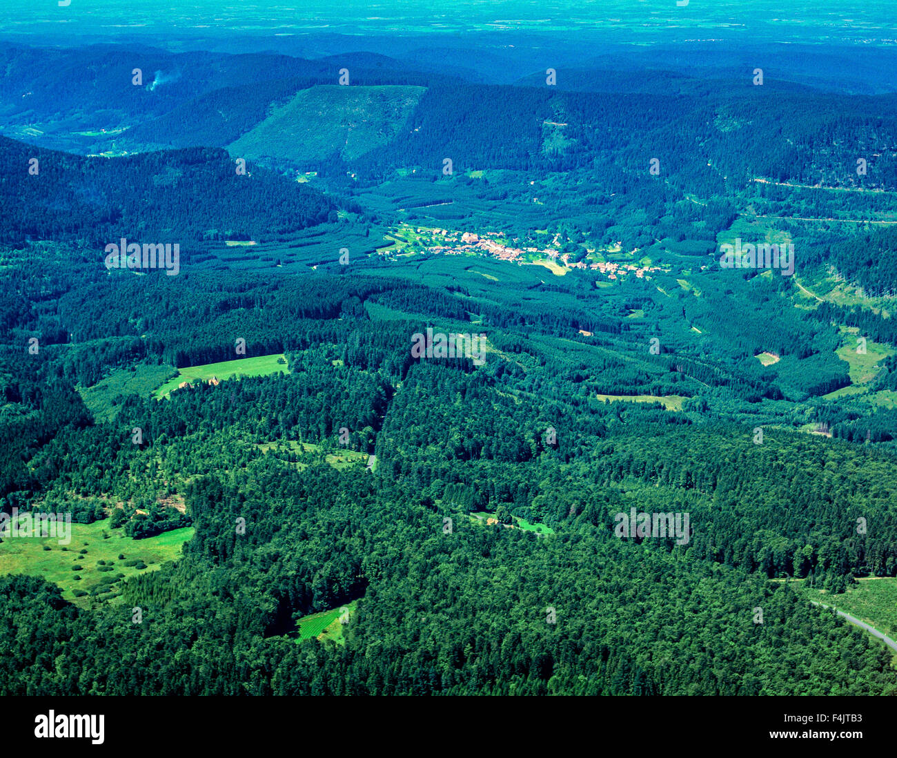Vosges Mountain Aerial View Stock Photos & Vosges Mountain Aerial View