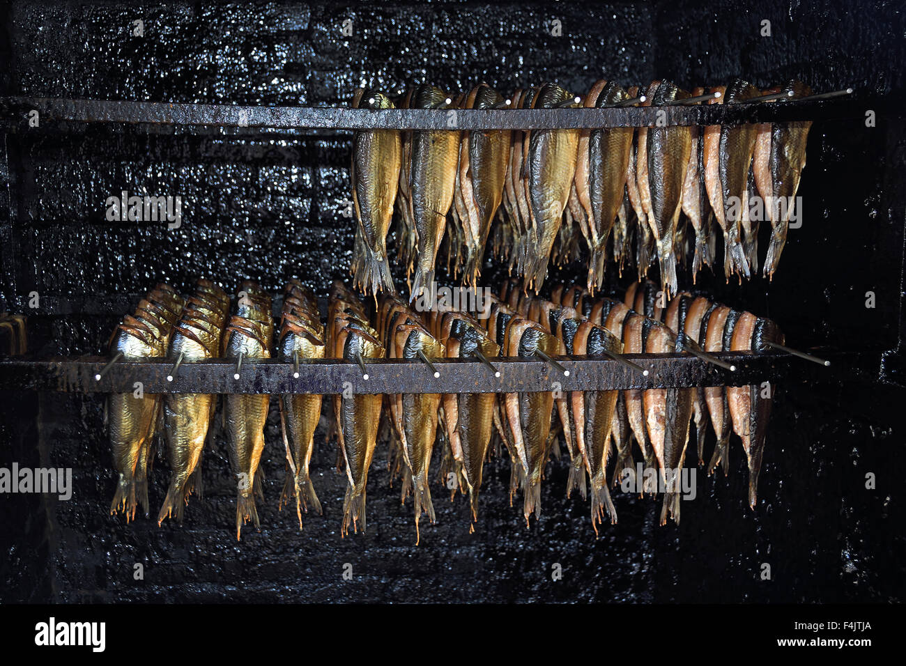 Smoking fish eel herring Zuiderzee Museum, Enkhuizen, Dutch museum