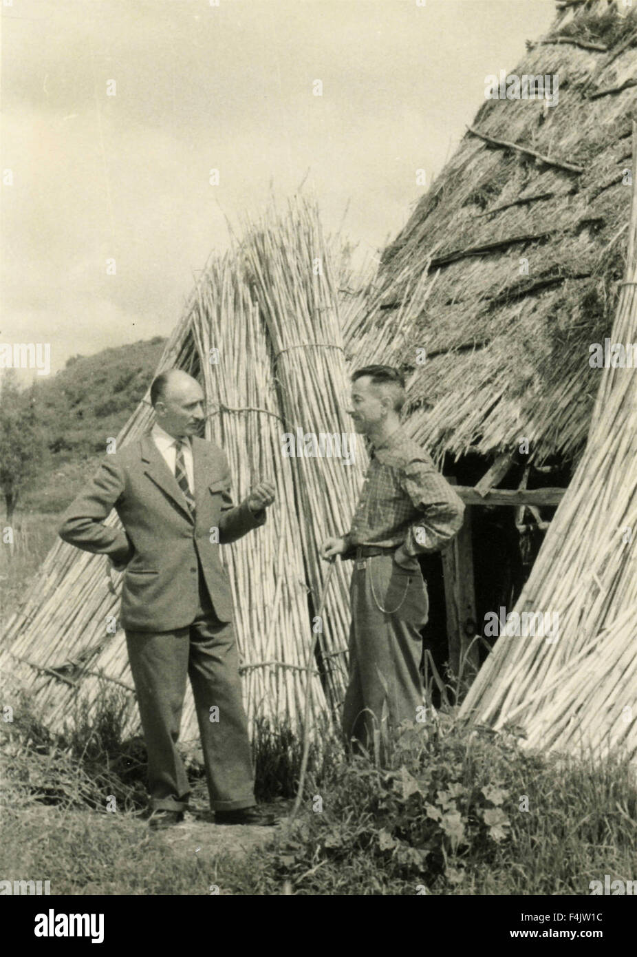 Landowner and farmer, Italy Stock Photo