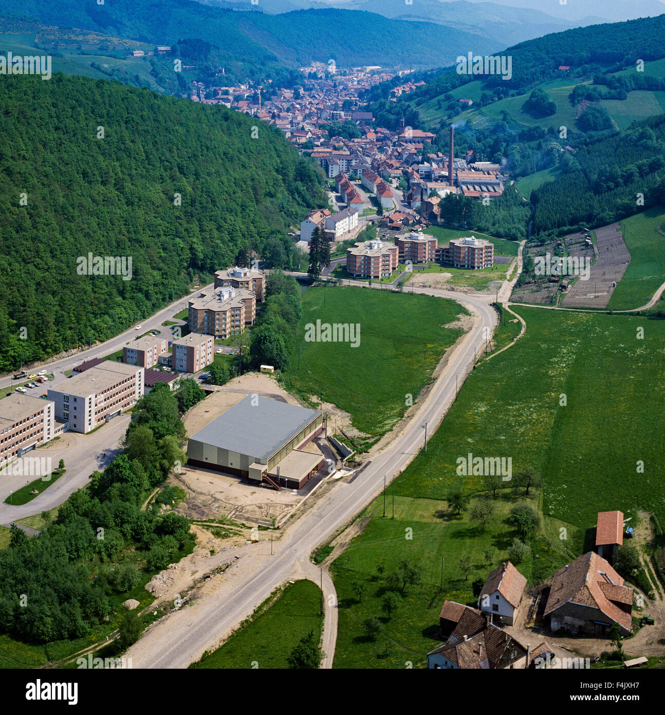 La broque town aerial hires stock photography and images Alamy