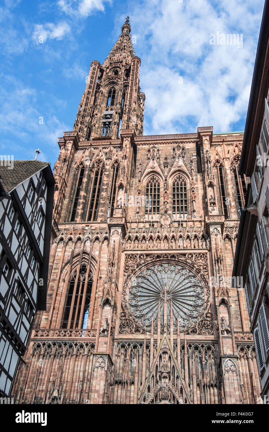 Cathedral of Our Lady of Strasbourg / Cathédrale Notre-Dame de Strasbourg,  Alsace, France Stock Photo - Alamy