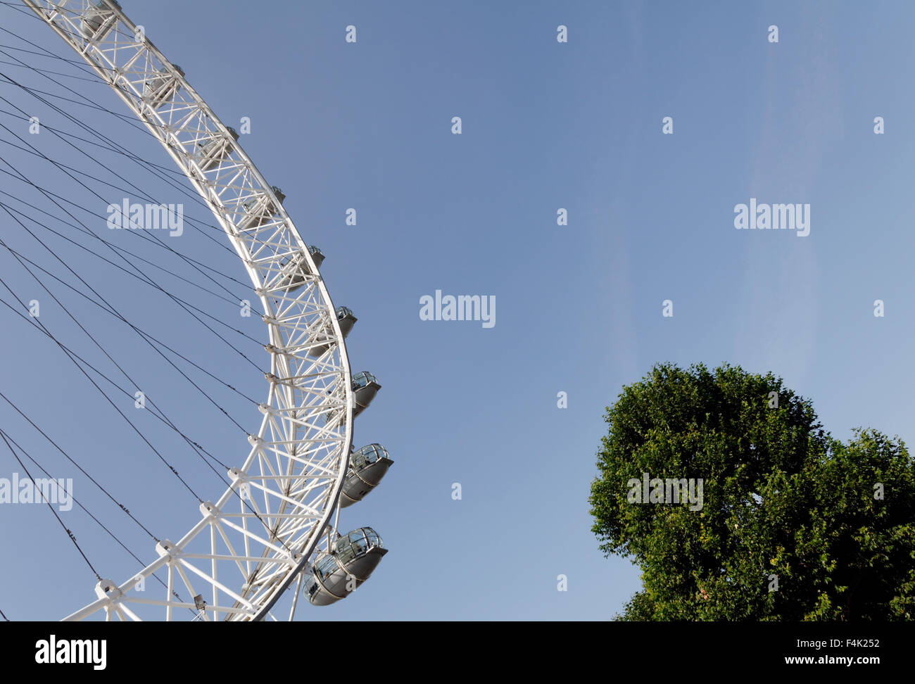 The London Eye Ferris wheel Stock Photo