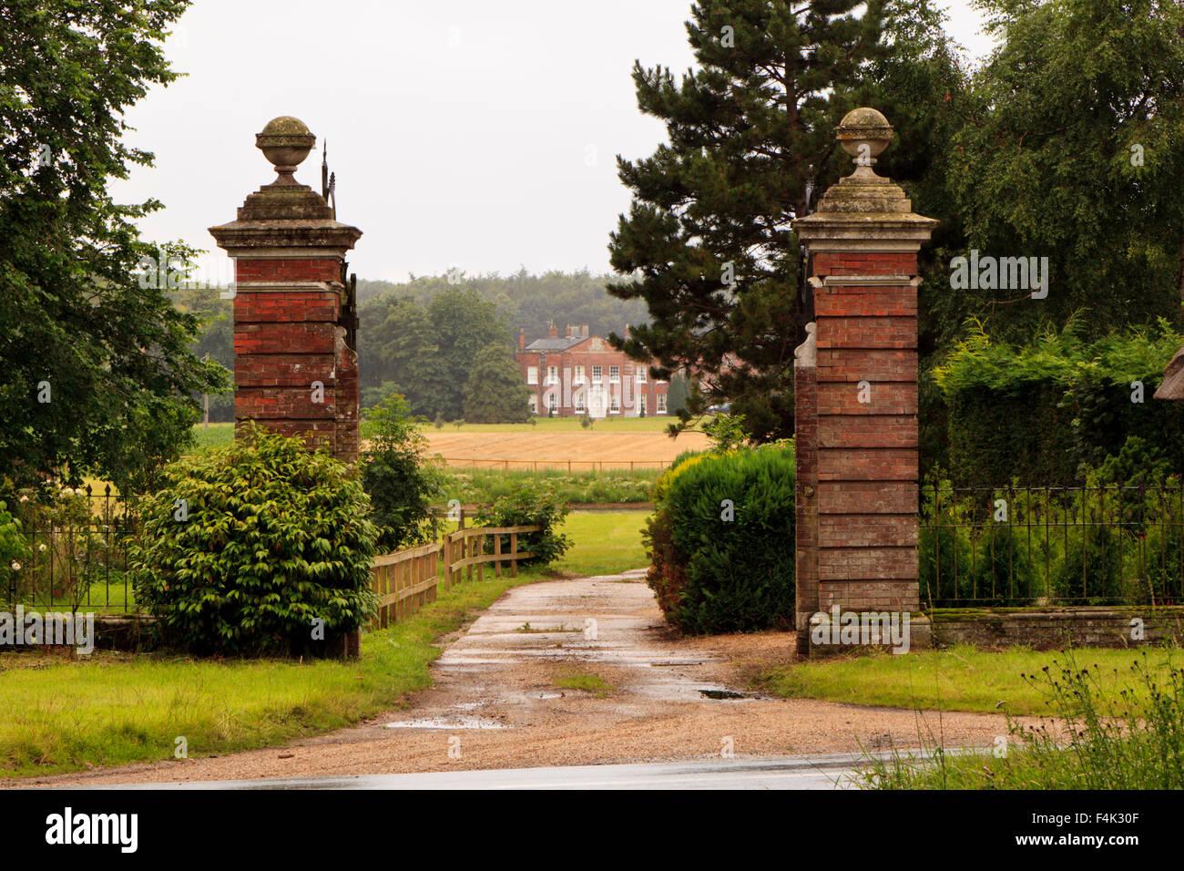 Cranmer Hall seen from the B1255 in Norfolk, England Stock Photo Alamy
