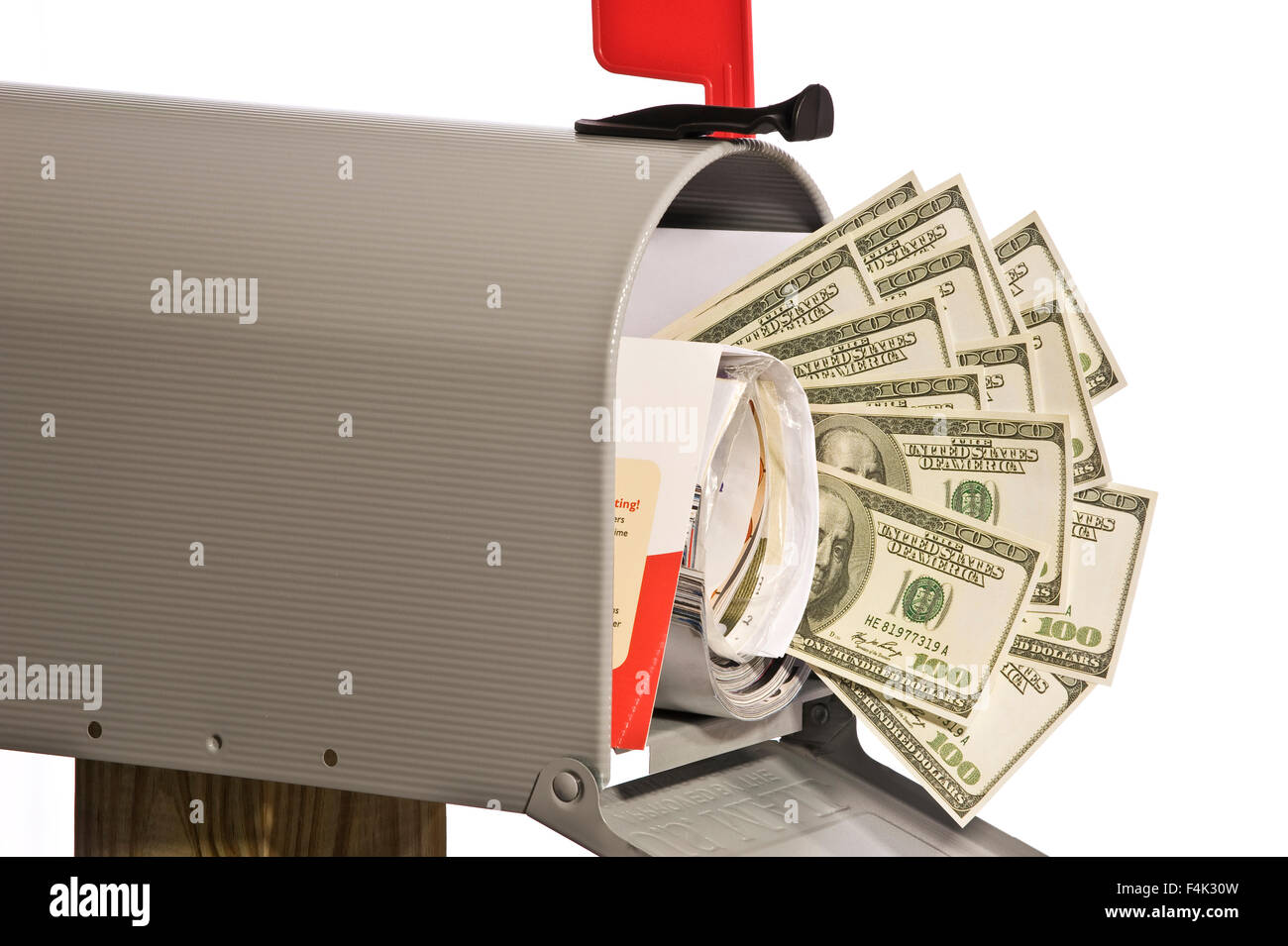 Mailbox american flag hires stock photography and images Alamy